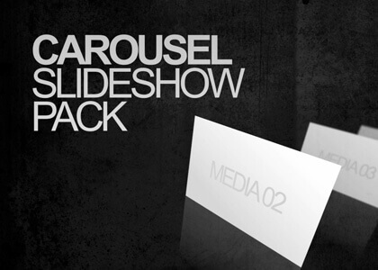 Carousel pack of After Effects slideshow templates