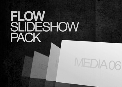 Flow pack of After Effects slideshow templates