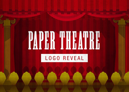 Paper Theatre Logo Reveal – After Effects Template