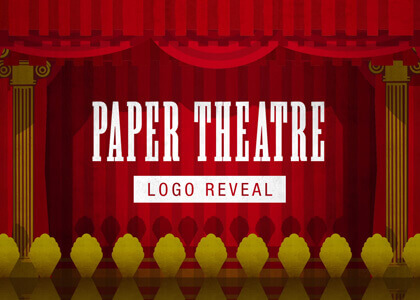 Paper Theatre Logo Reveal – Free After Effects Template