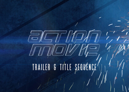 Action_Trailer After Effects titles template