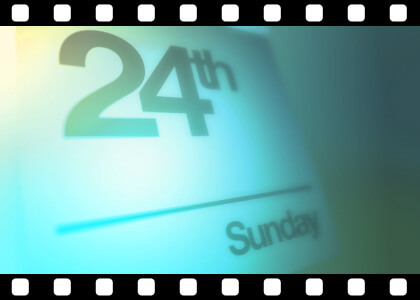 Calendar_Days_Flipping_HD_Loop stock video animated clip