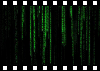 Matrix_Binary_Rain_Loop stock video animated clip