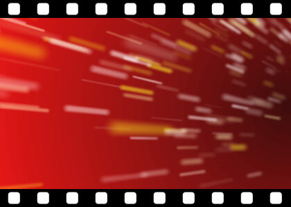 Speeding_Particles_Red_Loop stock video animated clip