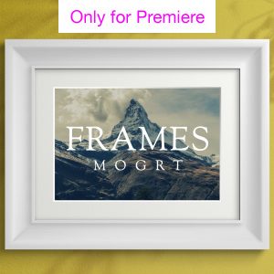 Photo Frames Motion Graphics Template for Premiere Pro