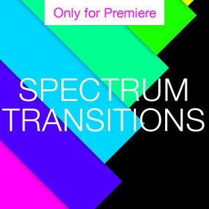 Rainbow Transition Motion Graphics Template for Premiere Pro