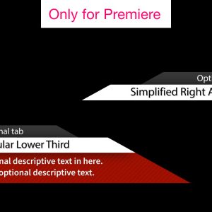 Lower Thirds Motion Graphics Template for Premiere Pro