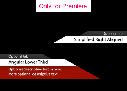 Lower Thirds Motion Graphics Template for Premiere Pro