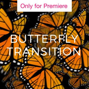 Butterfly Transition Motion Graphics Template for Premiere Pro