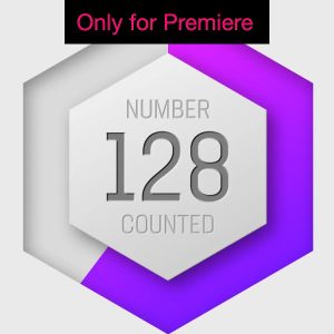 Hexagon Countdown Motion Graphics Template for Premiere Pro