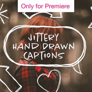 Jittery Hand Drawn Motion Graphics Template for Premiere Pro