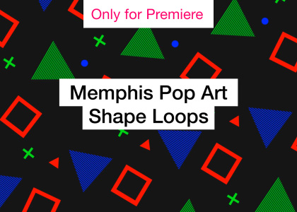 Pop Shapes Motion Graphics Template for Premiere Pro