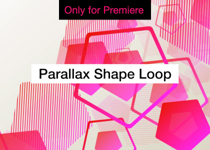 Parallax Shapes Background Motion Graphics Template for Premiere Pro