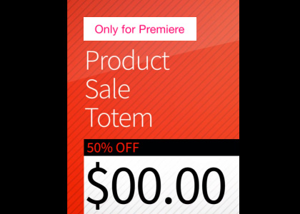 Product Sale Motion Graphics Template for Premiere Pro