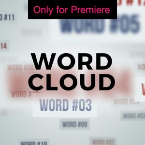 Word Cloud Motion Graphics Template for Premiere Pro