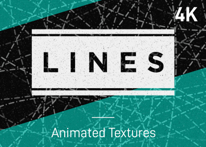 Animated lines stop-frame motion textures pack
