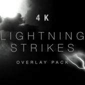 Lightning Bolt Strikes – Footage Pack