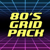 80s VHS Grid Backgrounds – Animation Pack