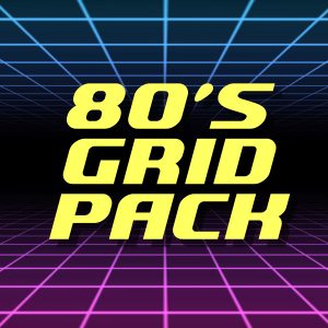 80s Grid Background Animations Pack Stock Footage Feature