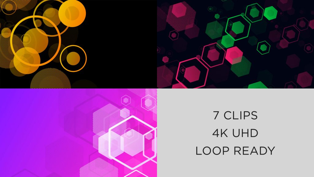 Abstract Shape Motion Backgrounds - Animation Pack - Enchanted Media