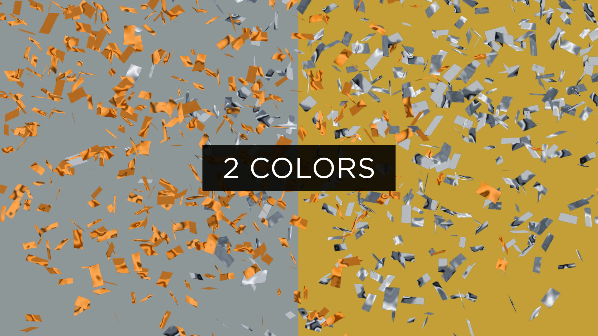 Gold Confetti Overlay Pack 4K Stock Footage 3