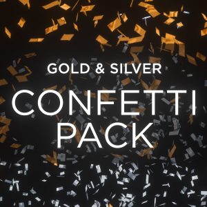 Gold Confetti Overlay Pack 4K Stock Footage Feature