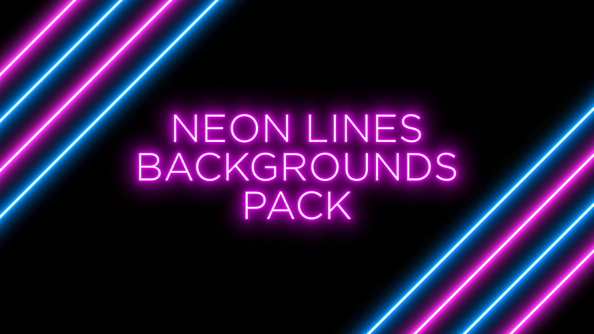 Neon Line Background Animation Stock Footage Pack Still HD