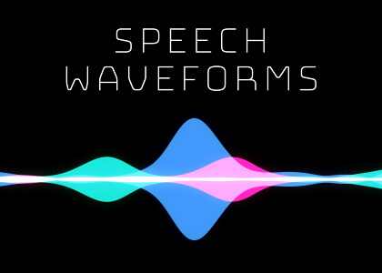 Speech Waveform Animation Stock Footage Pack Feature
