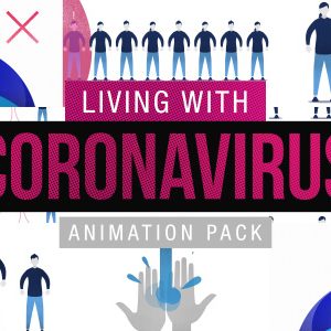 Living With Coronavirus Stock Footage Animations FEATURE