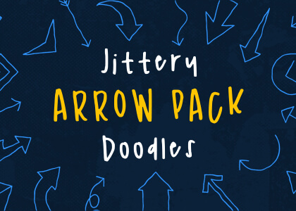 Jittery Doodle Graphics - Arrows Pack - Animation FX Feature