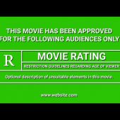 Movie Trailer Rating Screen Title – Motion Graphics Template