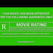 Movie Trailer Rating Screen Title – Free Motion Graphics Template
