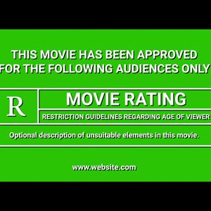 Movie Trailer Rating Screen Title, MOGRT