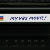 Video Cassette Tape Insert Title – Motion Graphics Template