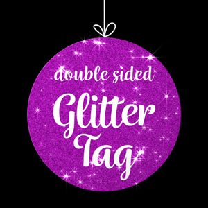 Double Sided Glitter Tag Overlay Premier Pro MOGRT Feature