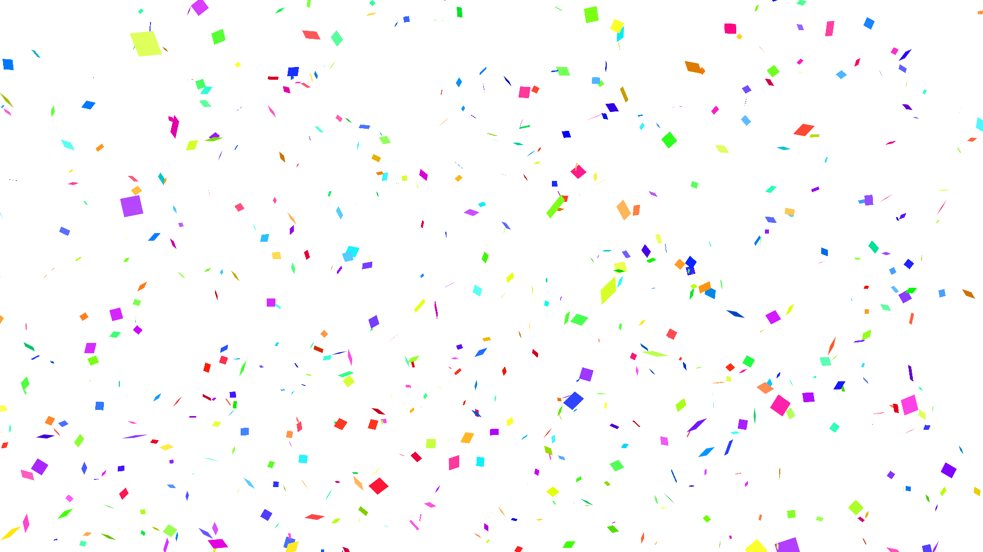 Free Confetti Effect Overlay Colored Transparent