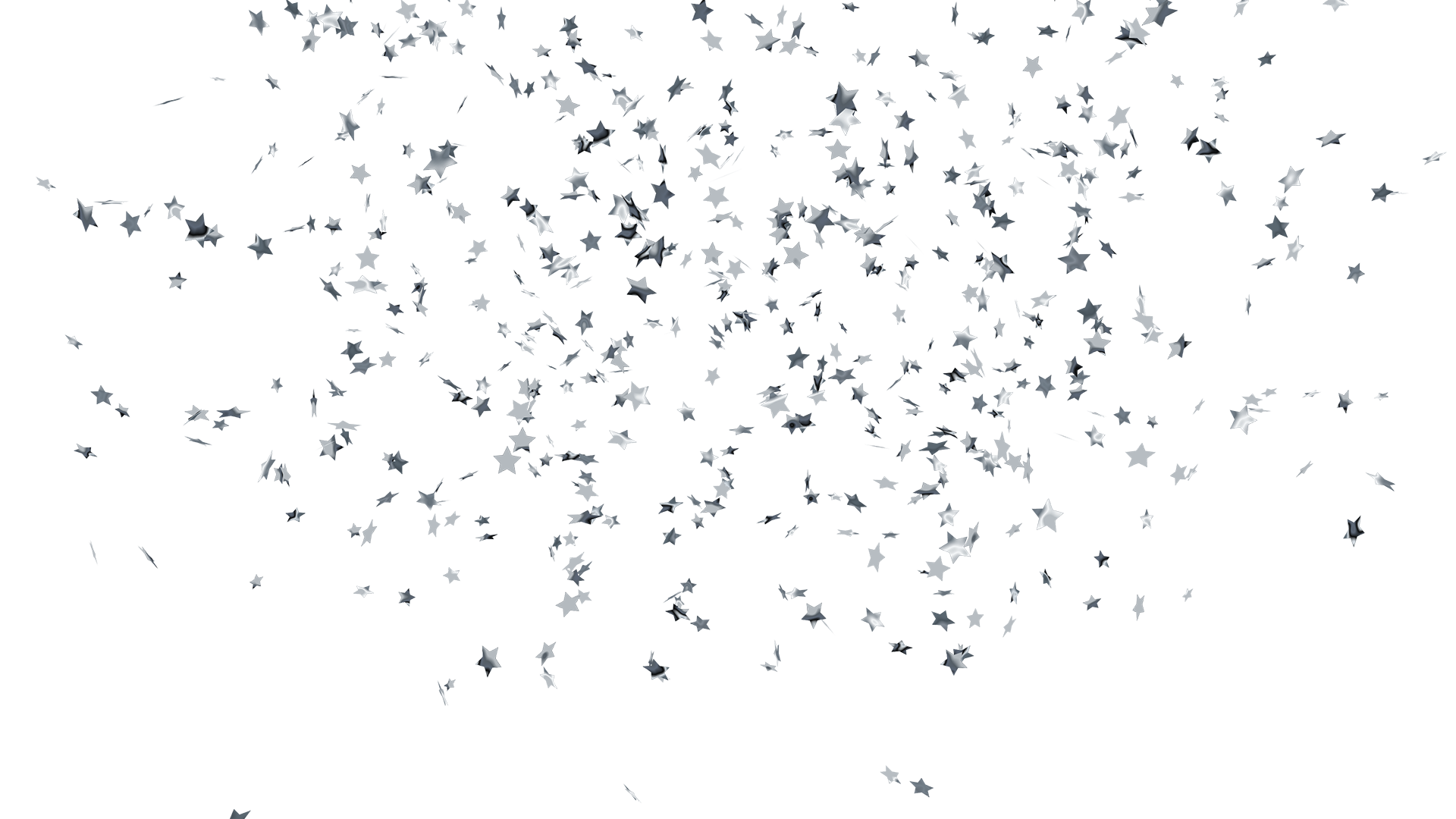 Free Confetti Effect Overlay Silver Transparent