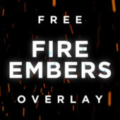 Fire Embers Overlay Footage – Free Clip
