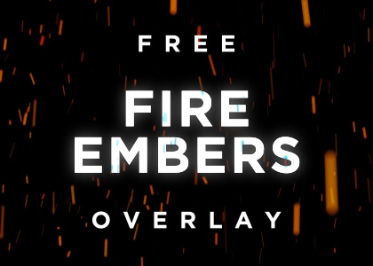 Free Fire Embers Overlay Video Loop Still Feature