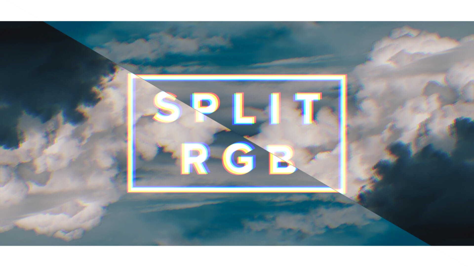 Split RGB Wipe Media Reveal Premier Pro Template