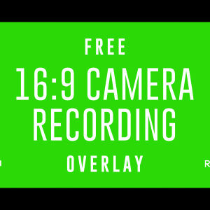 Free Camera Recording Green Screen Overlay 16-9