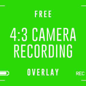 Free Camera Recording Green Screen Overlay 4-3