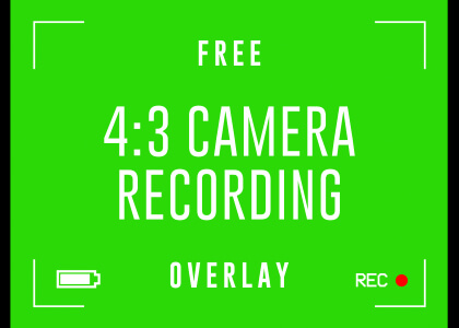 Free Camera Recording Green Screen Overlay 4-3