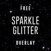 Free Sparkle Glitter Overlay Video Loop