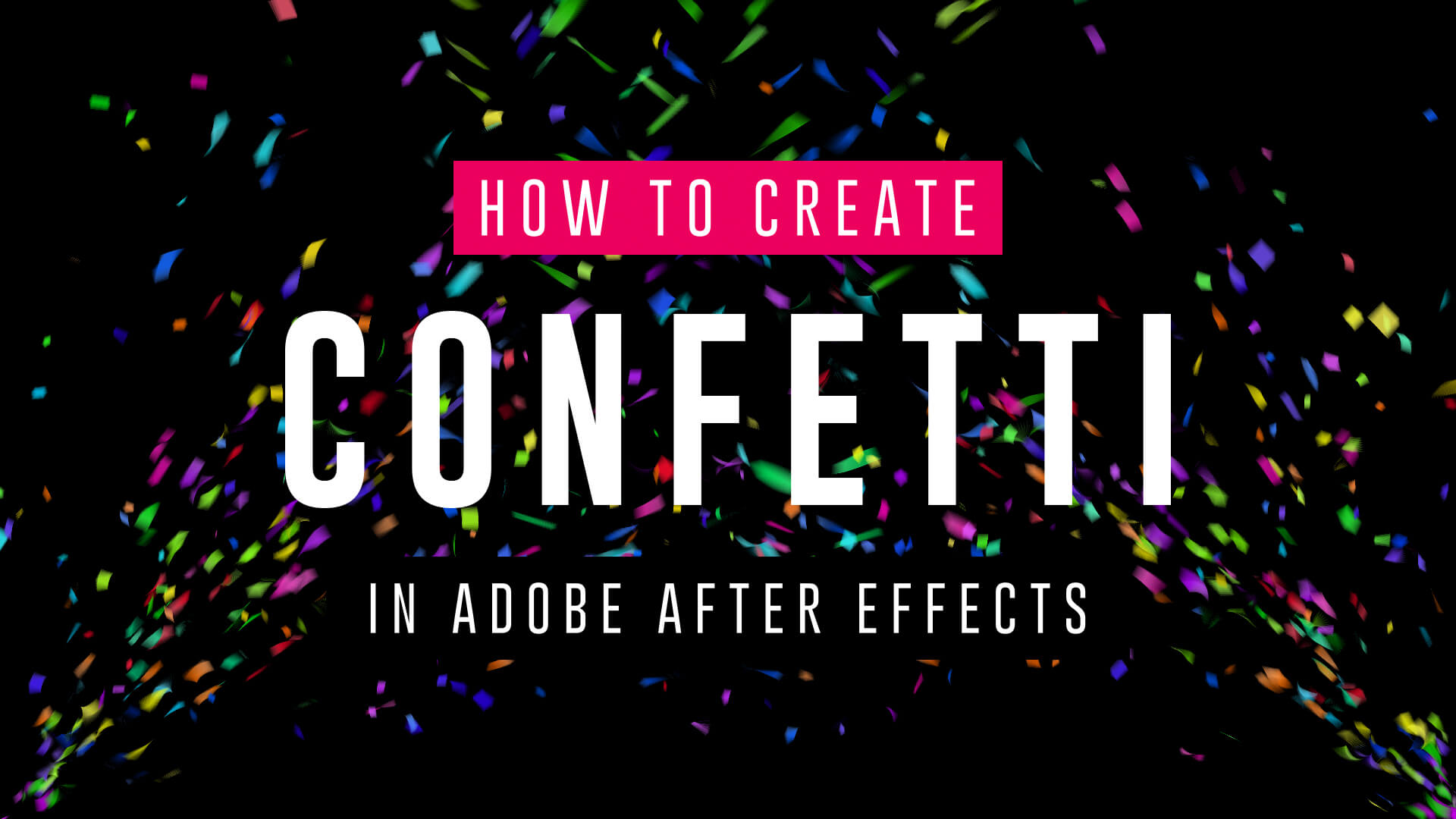 How to create confetti animations in After Effects