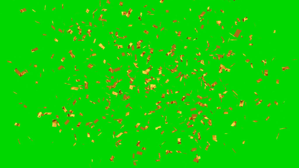 Free Gold Confetti Explosion - Overlay VFX Video Effects