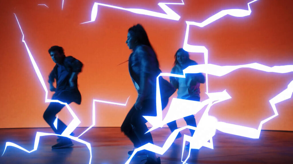 Example of energy fx overlay on video footage.