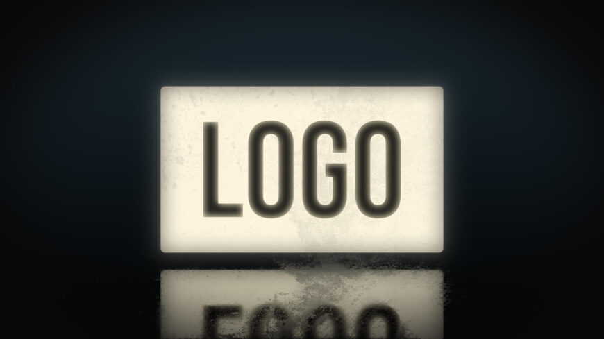 Cinematic Flickering Light Logo Reveal After Effects Template