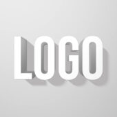 Clean Long Shadow Logo Reveal After Effects Template