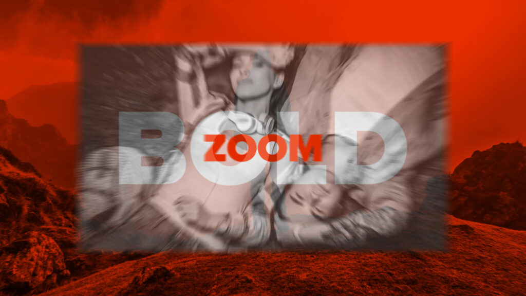 Fast Zoom Media and Text Logo Intro After Effects Template